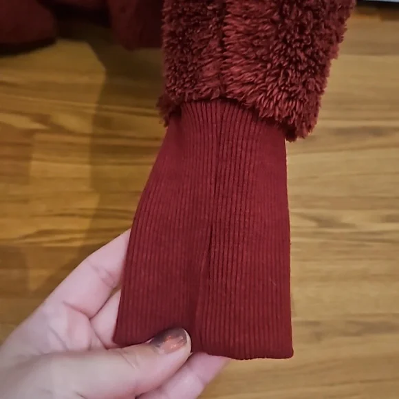 NWOT Buff Bunny Fleece Teddy 🧸 Coat/ S-M - Picture 5 of 7